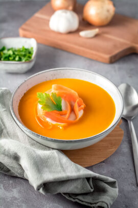 Hokkaido pumpkin soup recipe