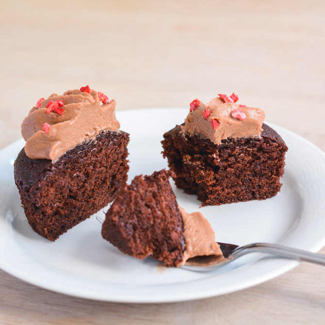 Moist chocolate cupcakes