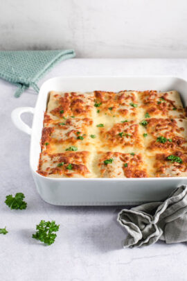 Beef pancakes with cheese