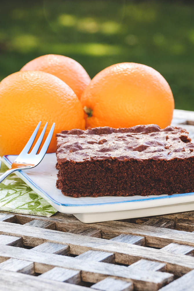 Orange chocolate cake recipe