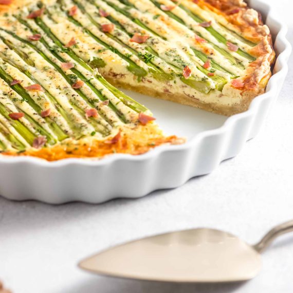 Asparagus quiche recipe