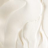 Bowl of smooth Italian meringue buttercream