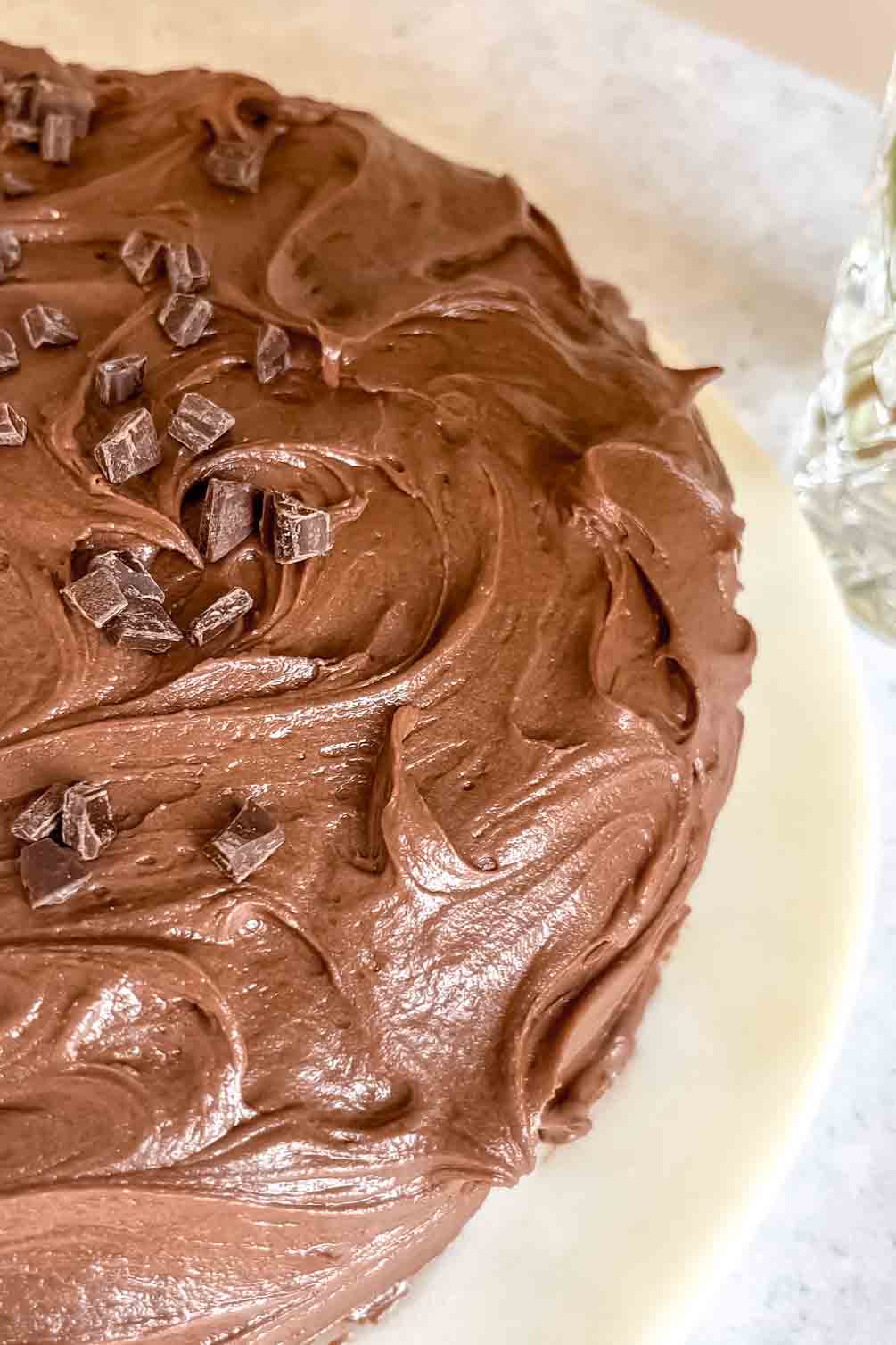 Nutella glaze in a bowl