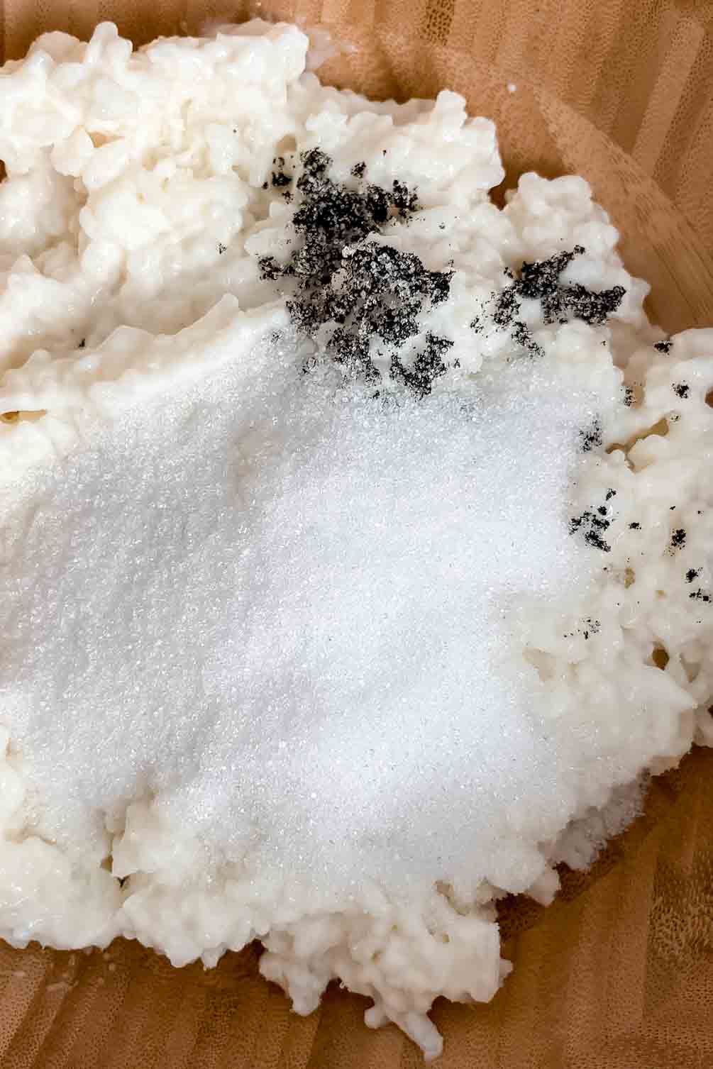 Vanilla sugar used for making risalamande pudding