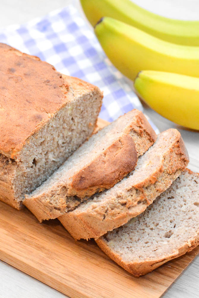 Gluten-free banana bread recipe with buckwheat flour