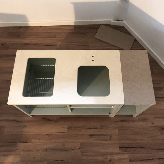 IKEA DUKTIG countertop hack