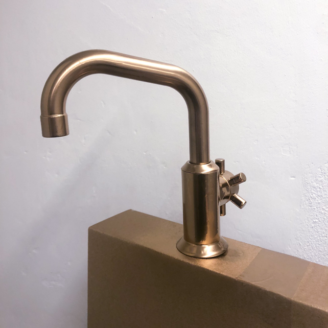 IKEA DUKTIG gold faucet