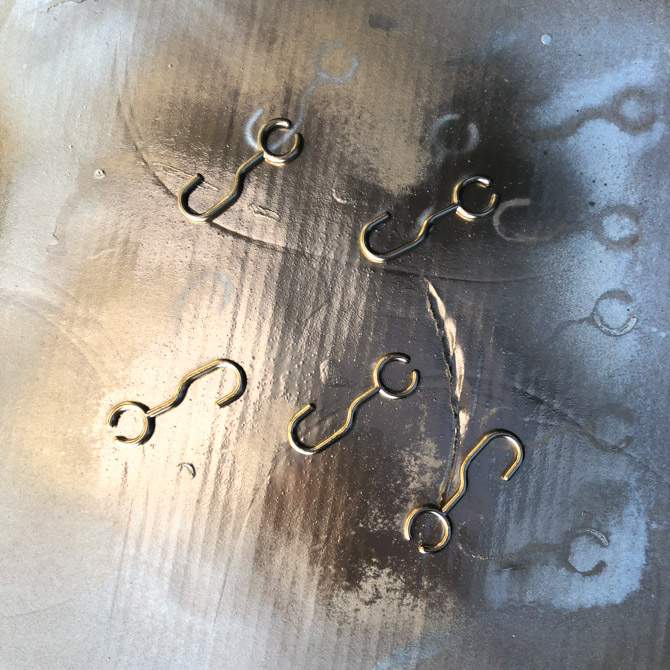 IKEA DUKTIG gold hooks
